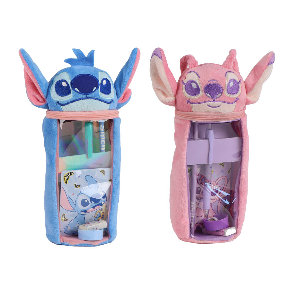 Disney Stitch & Angel etui + inhoud