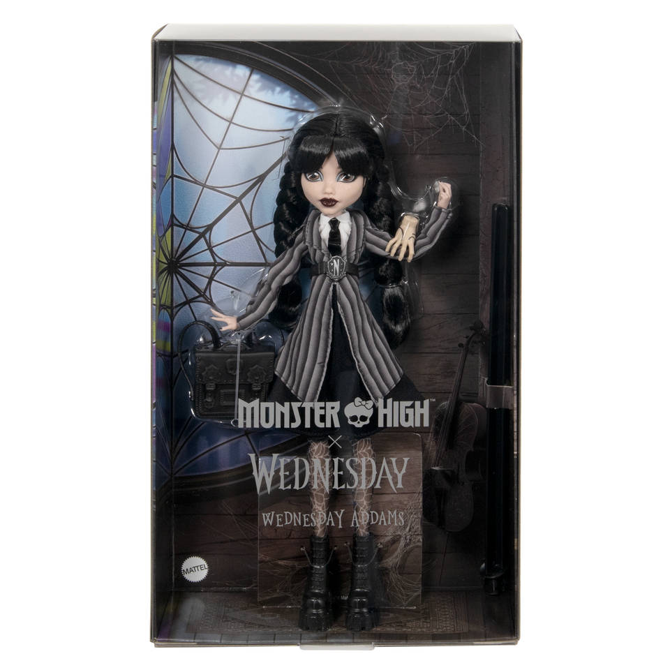 Monster High Wednesday Addams pop