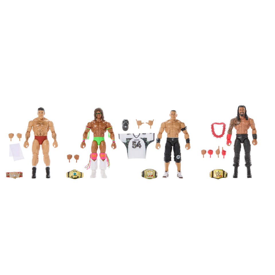 WWE Elite Collection Hall of Champions 4-pack speelfigurenset