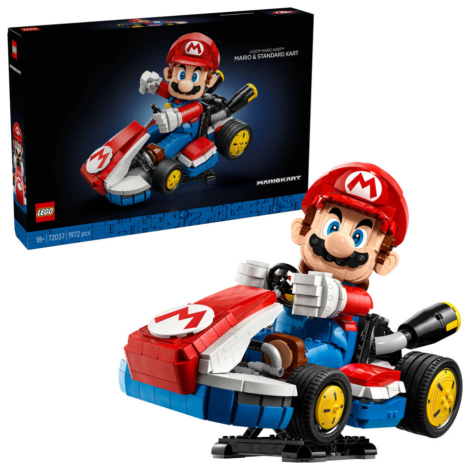 LEGO Super Mario Mario Kart: Mario en standaardkart 72037