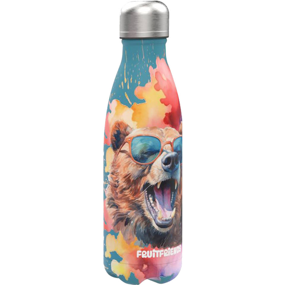 Lunch Buddies Animals waterfles beer - rvs