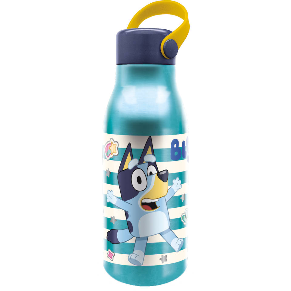 Bluey aluminium fles met handvat