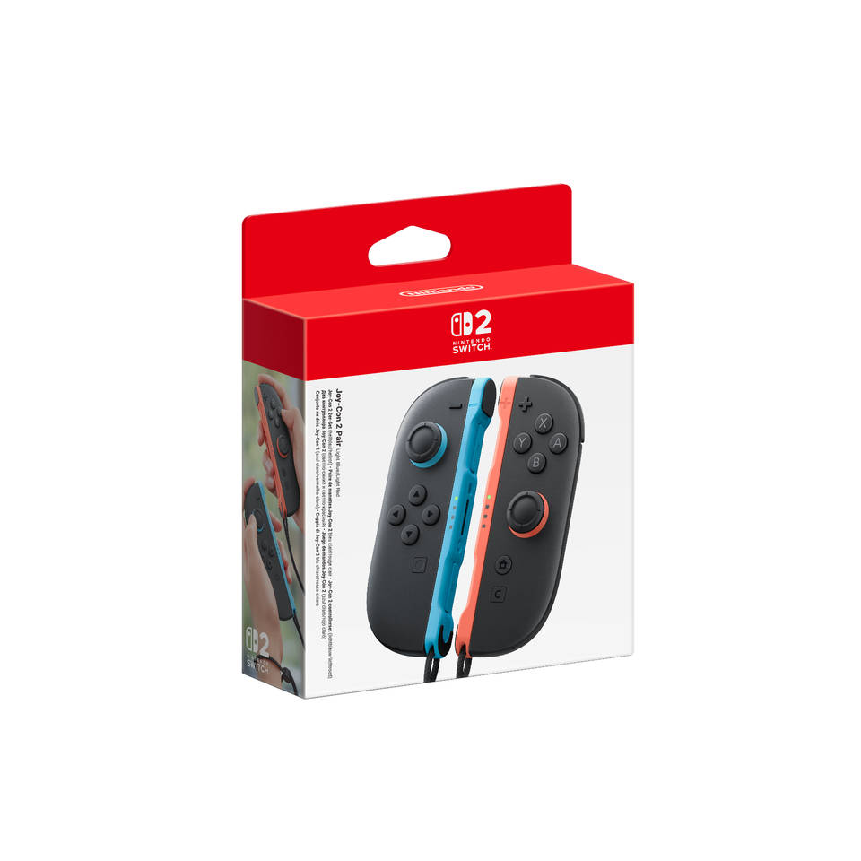 Nintendo Switch 2 Joy-Con controllers - rood/blauw