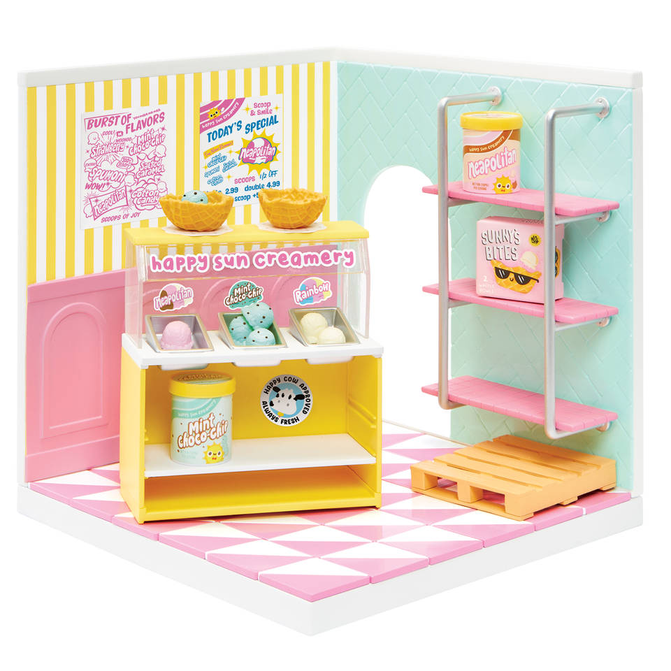 MGA's Miniverse Spaces startpakket roze ijssalon
