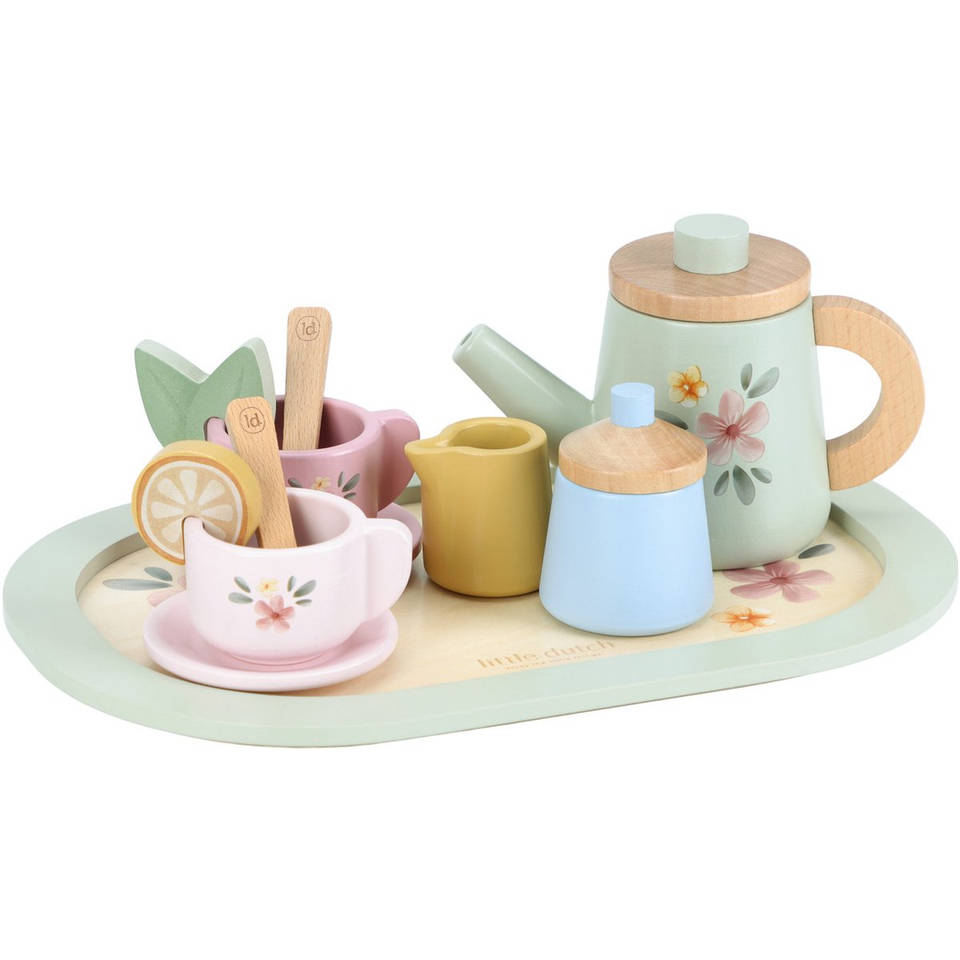 リドルベイツ　8個セット Little Dutch houten theeset