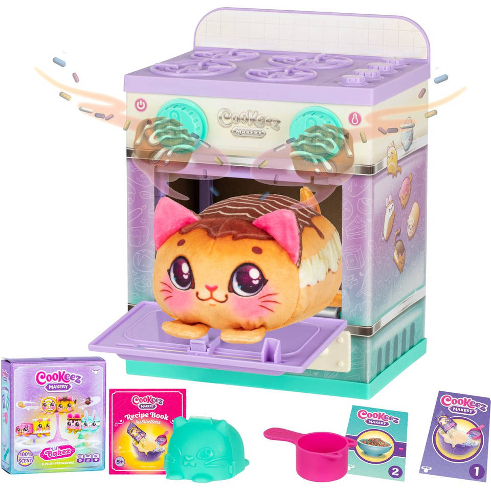 Cookeez Makery Lil' Bakez Oven bak je pluchen knuffeldier