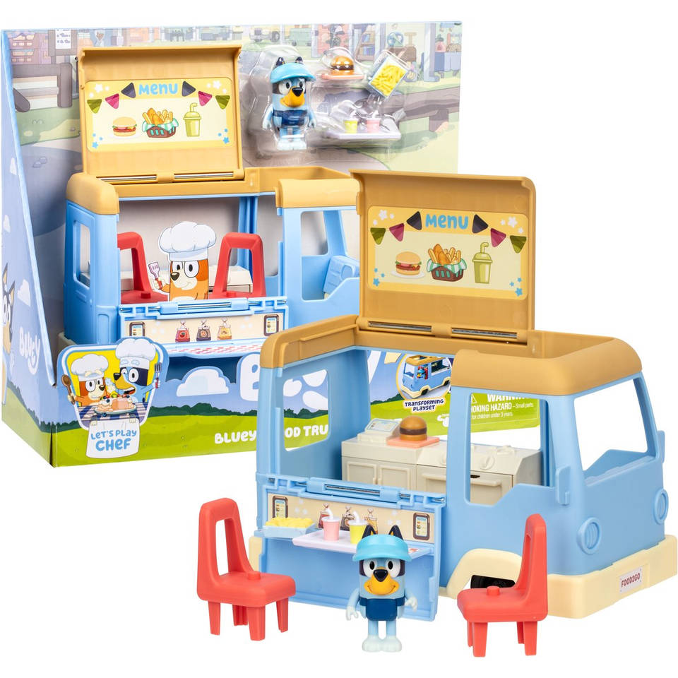 Bluey food truck speelset