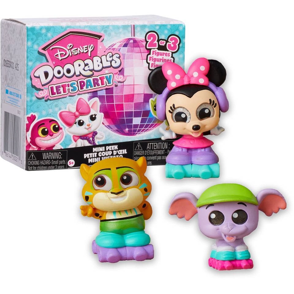 Disney Doorables Peek pop up party mini figuren
