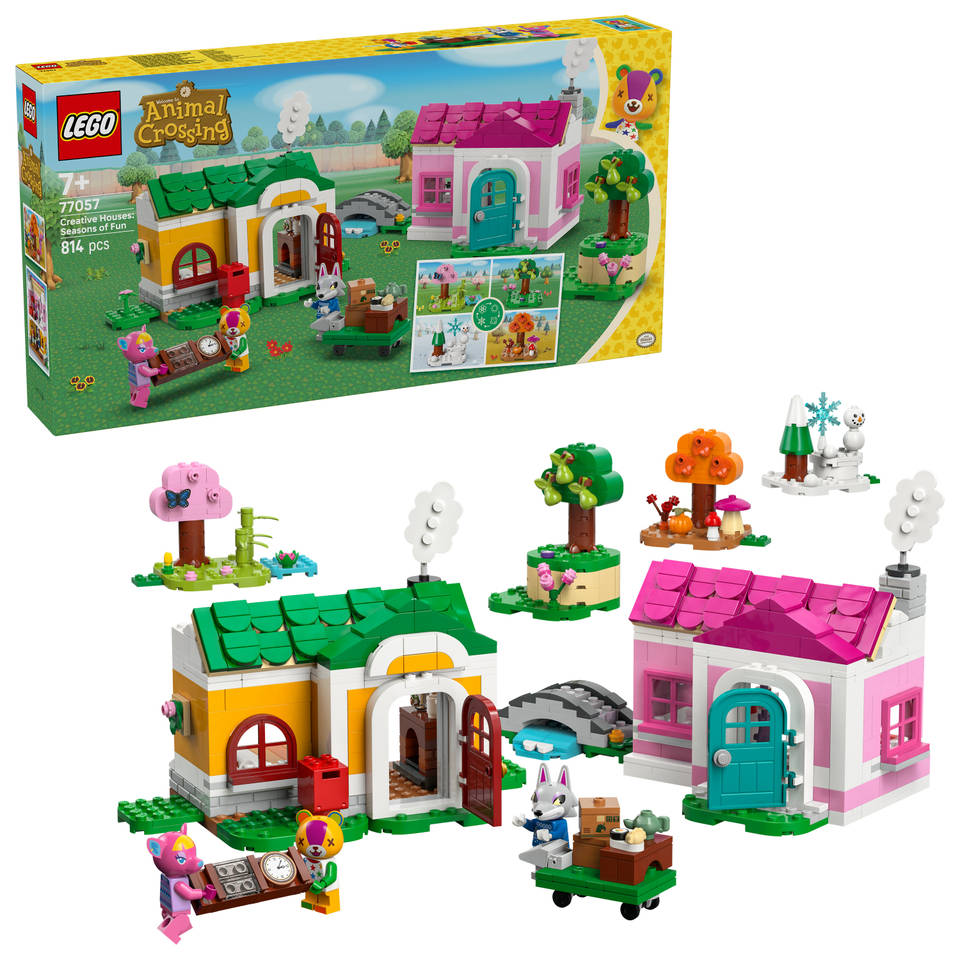 LEGO Animal Crossing creatieve huizen: seizoenenlang plezier 77057