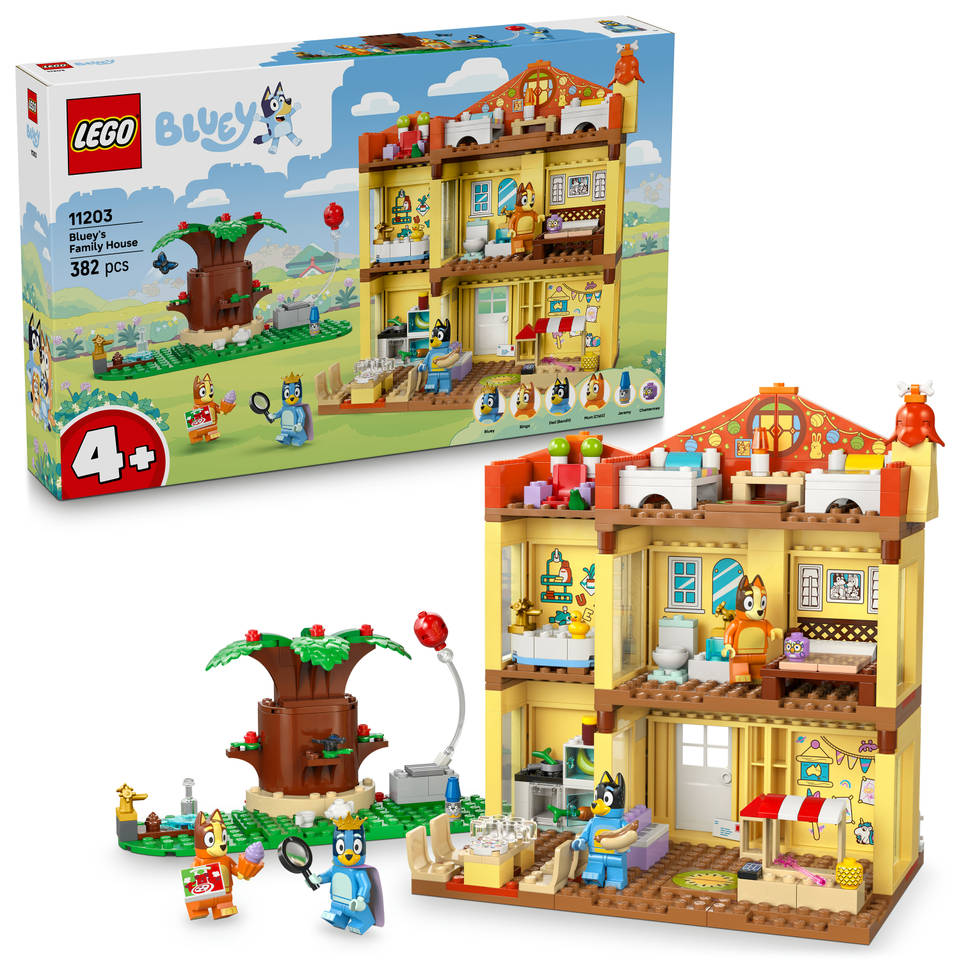 LEGO Bluey huis van Bluey en haar familie 11203