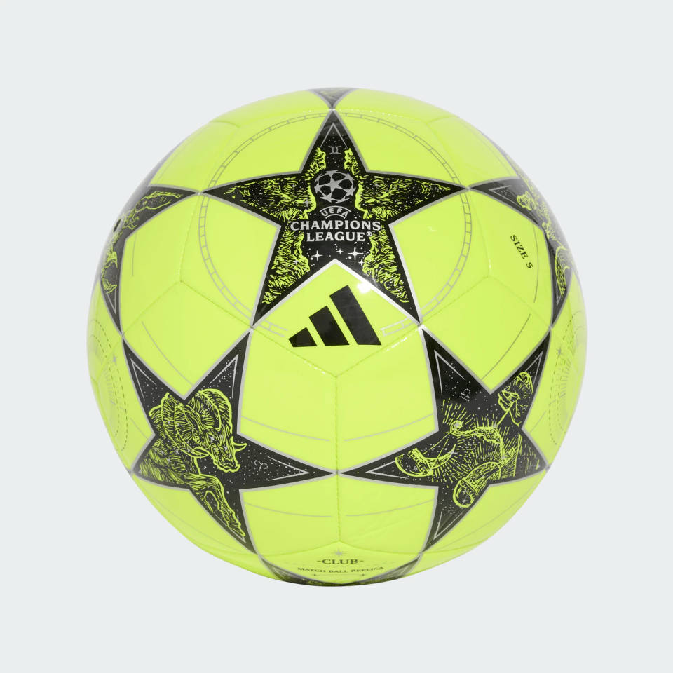 Adidas Champions League voetbal - maat 5 - geel