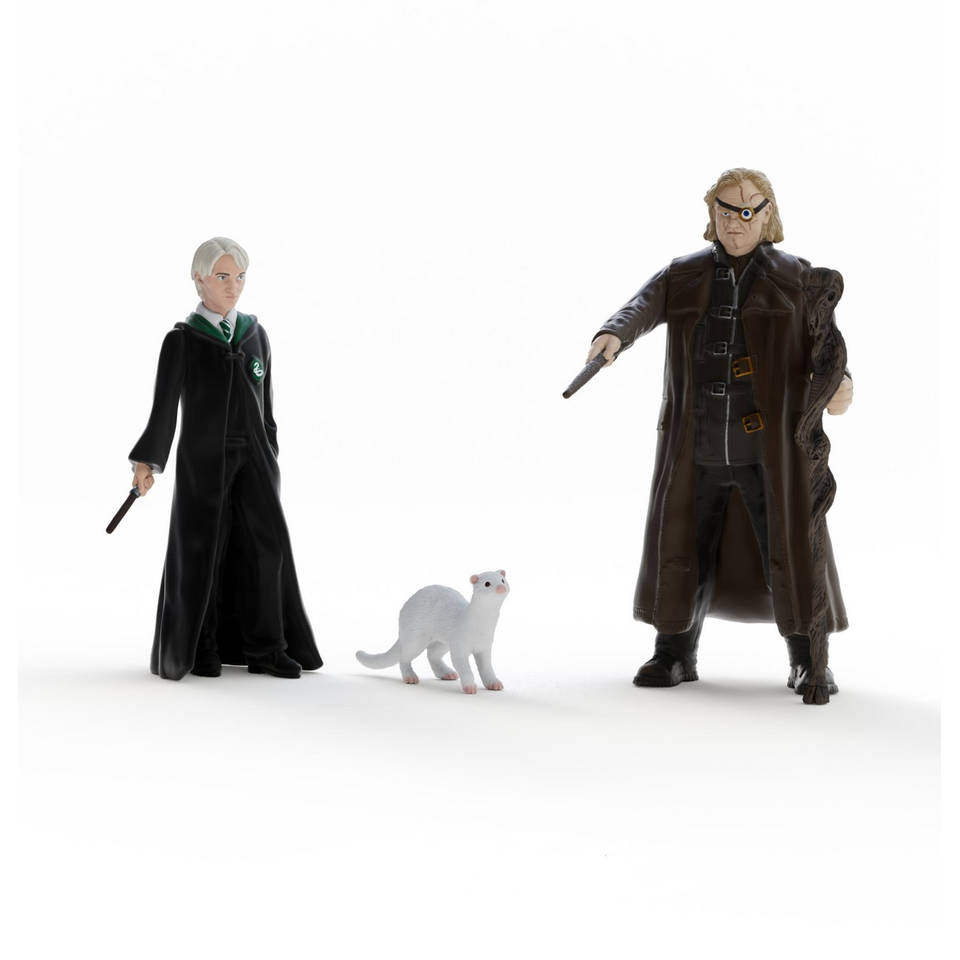 Schleich WIZARDING WORLD Dwaaloog Dolleman & Draco Malfidus met fretje 14907 Main Image