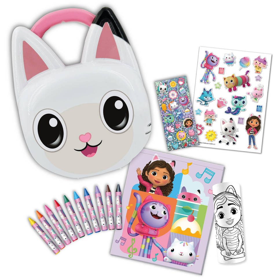 Gabby出品　まとめて15個 Gabby's Poppenhuis 3D teken- en kleurset 15-delig