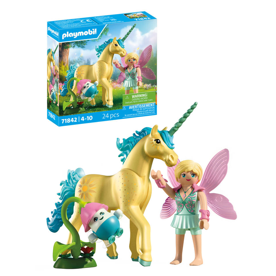 PLAYMOBIL verzameleenhoorn: Zonneschijnbloesem met fee 71842