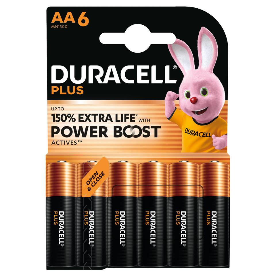 Duracell Powerboost AA-batterijen set 6-delig Main Image