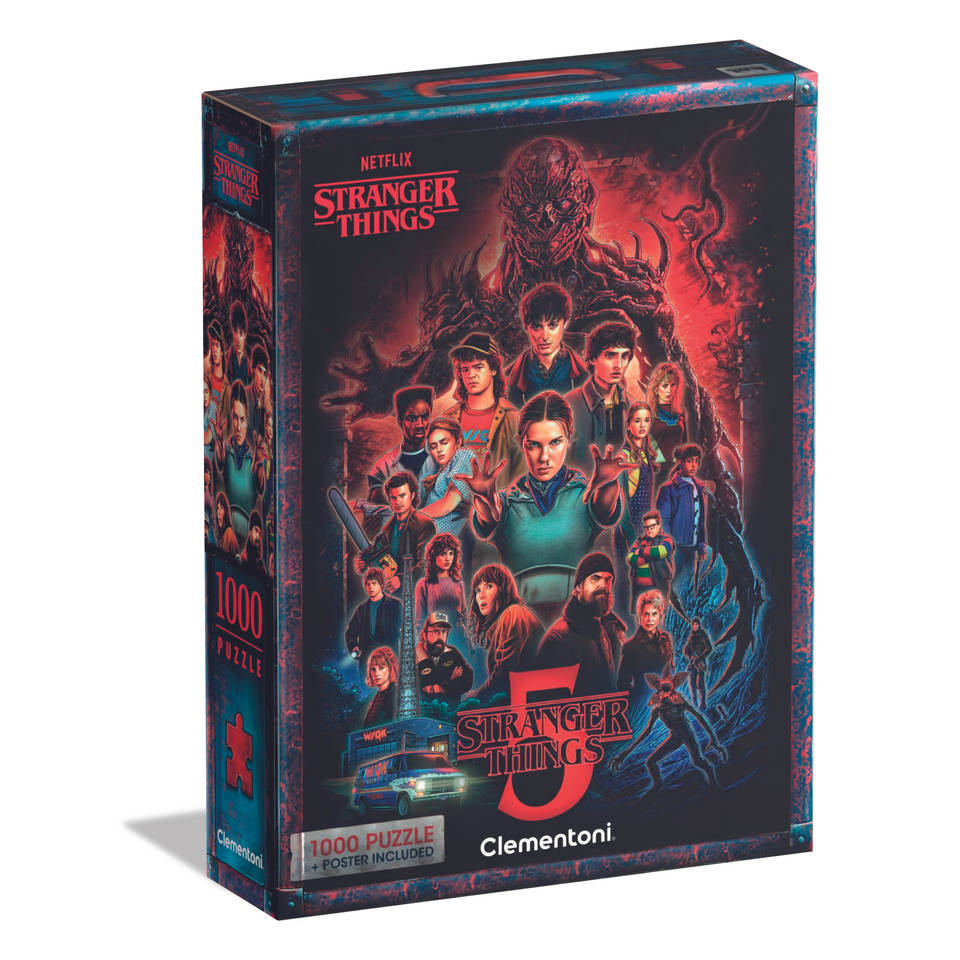 Clementoni Stranger Things puzzel - 1000 stukjes