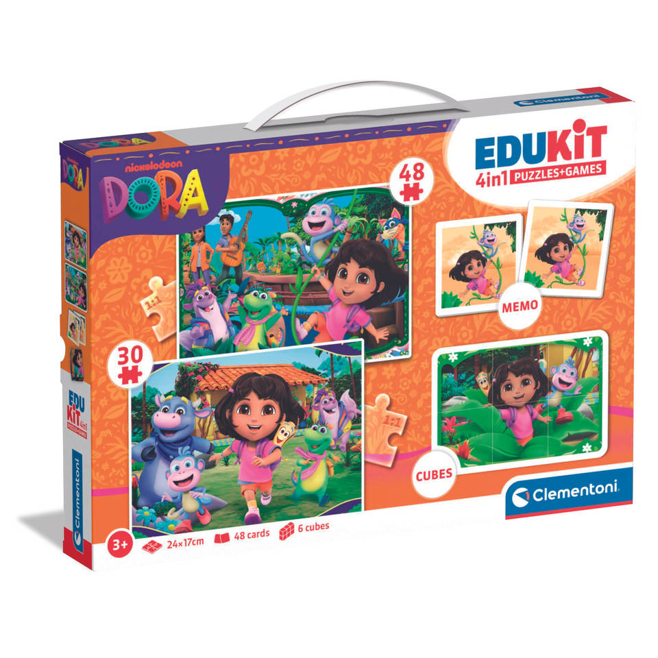 Clementoni Edukit Dora 4-in-1 leerset