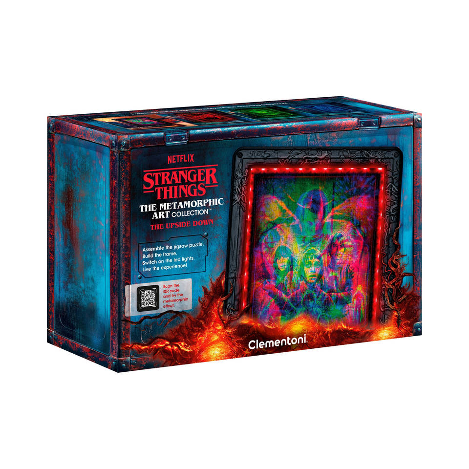 Clementoni Stranger Things Metamorphic Art Collection puzzel The Upside Down - 520 stukjes