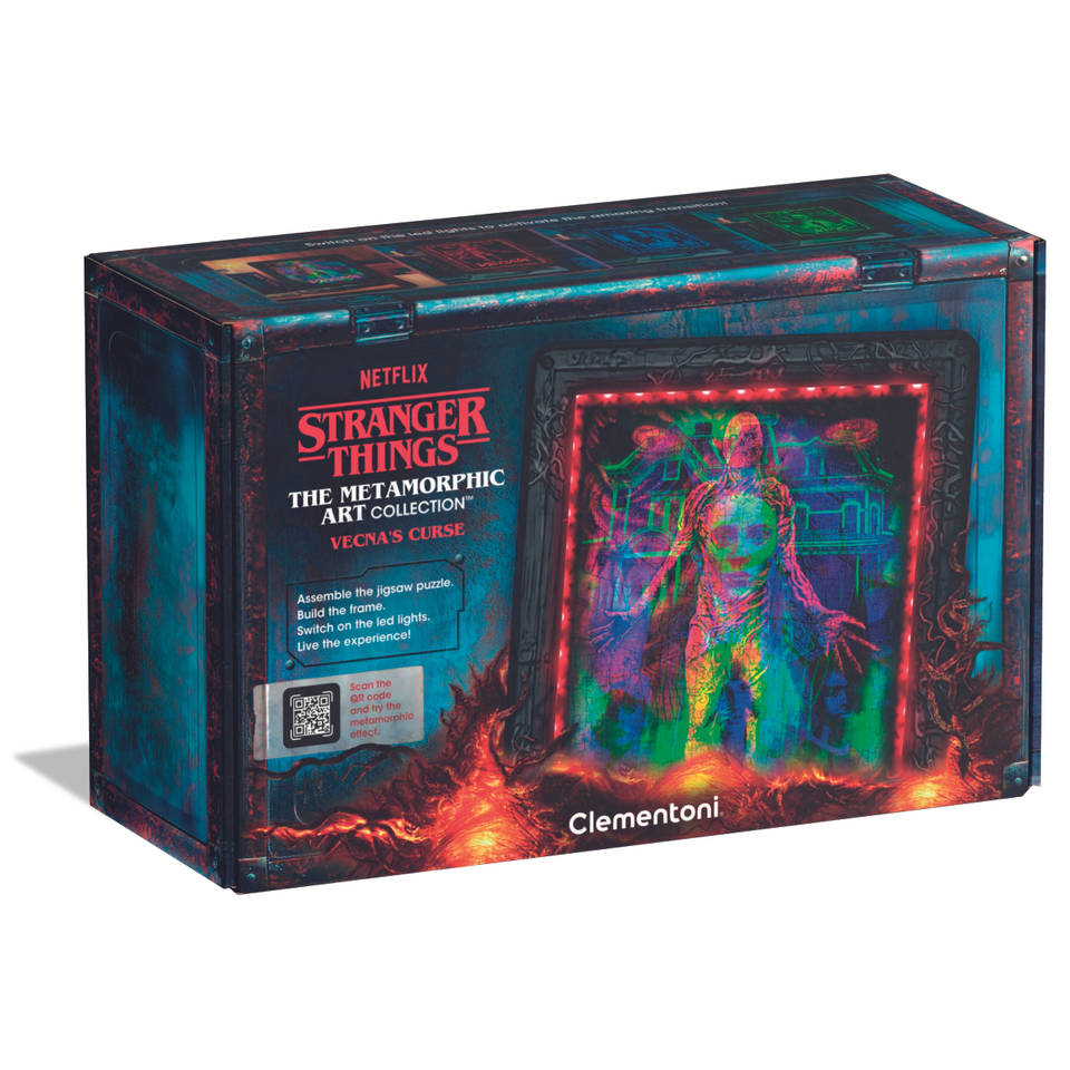 Clementoni Stranger Things Metamorphic Art Collection puzzel Vecna's Curse - 520 stukjes
