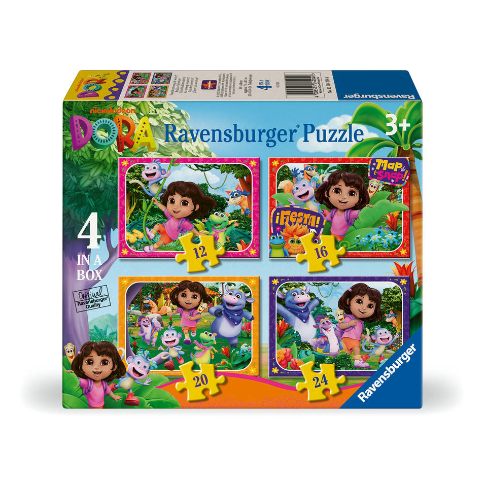Ravensburger 4-in-1 puzzelset Join the adventure - 12 + 16 + 20 + 24 stukjes