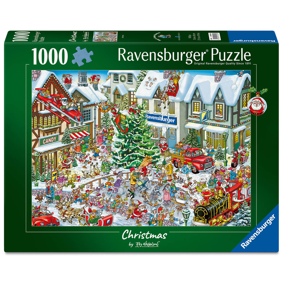 Ravensburger puzzel Ray's Comics Christmas - 1000 stukjes