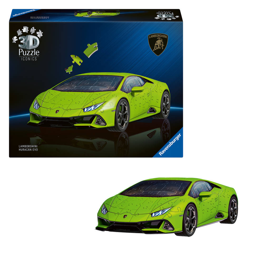 Ravensburger Iconics 3D puzzel Lamborghini Huracán EVO - 108 stukjes