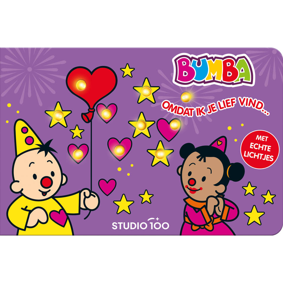 Bumba lichtjesboek Omdat ik je lief vind Main Image