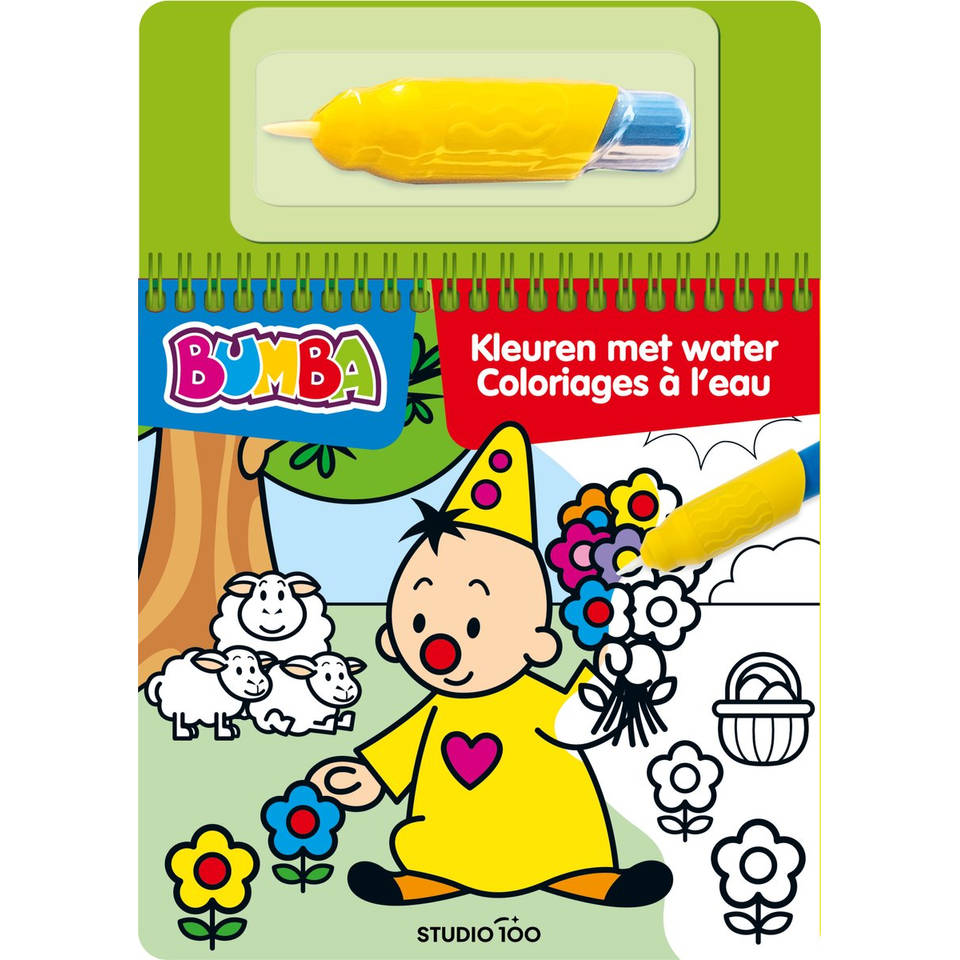 Bumba kleuren met water