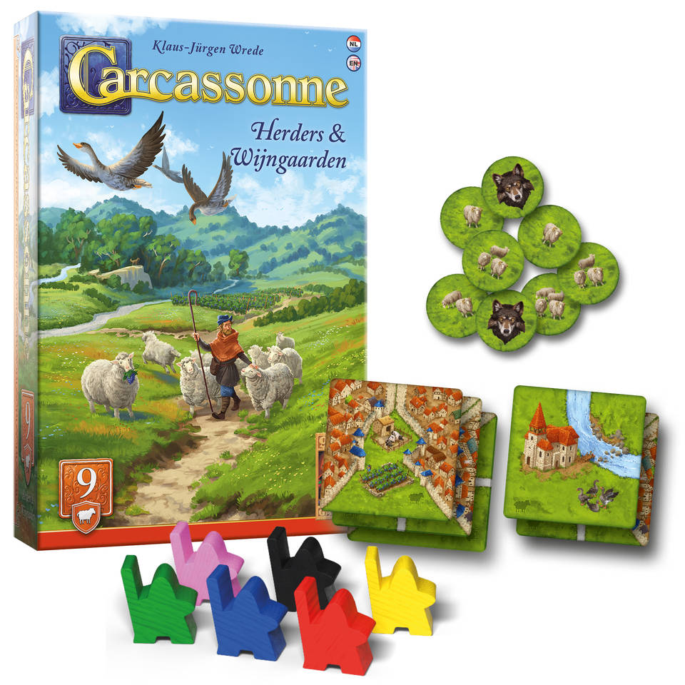 Carcassonne uitbreiding Herders & wijngaarden Main Image