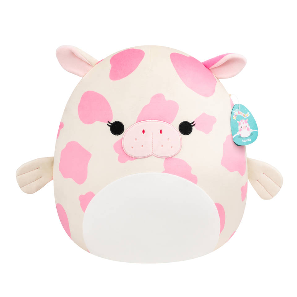 Squishmallows Mondy de roze-witte zeekoeknuffel - 40 cm Main Image