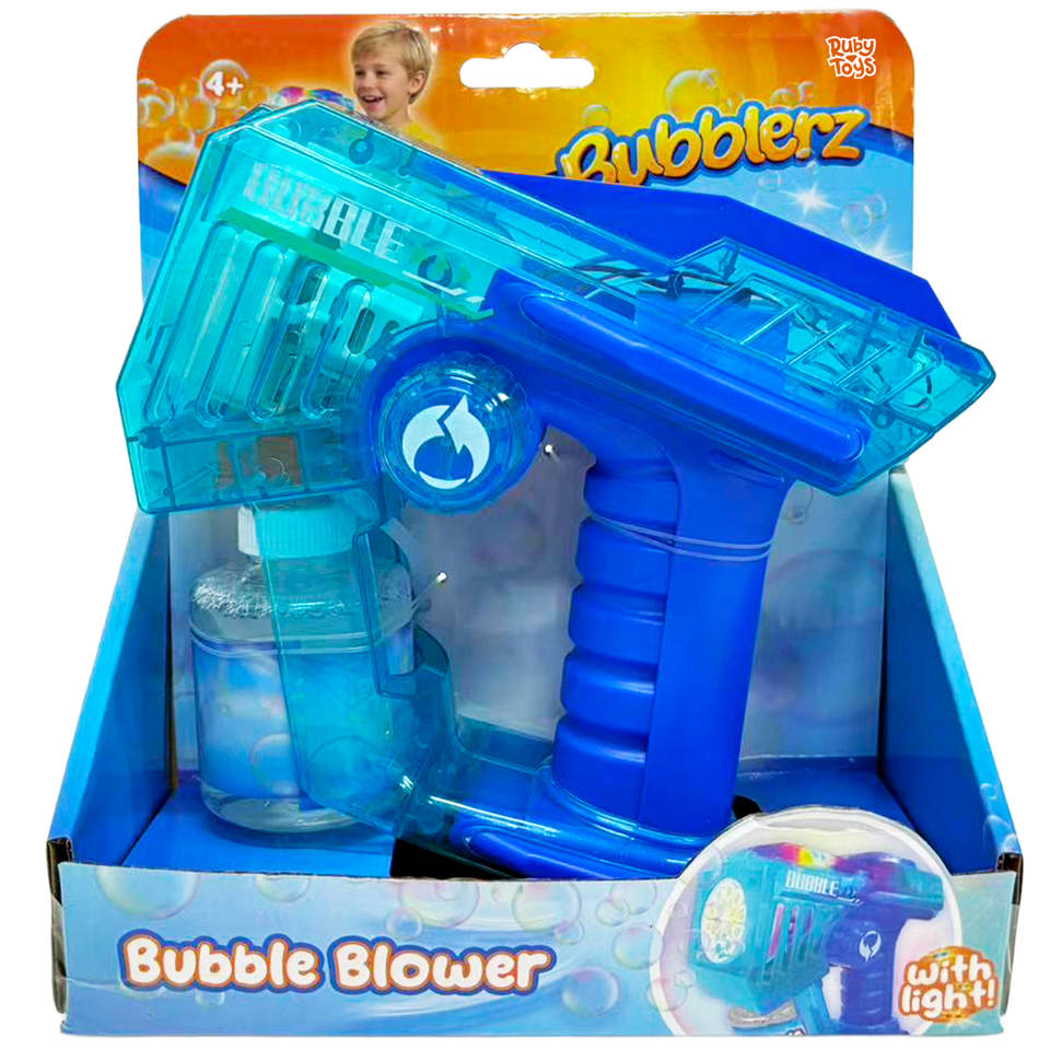 Dino Bubble Gun - Bellenblaas pistool - 40 gaten - Roze - Bellenblaas