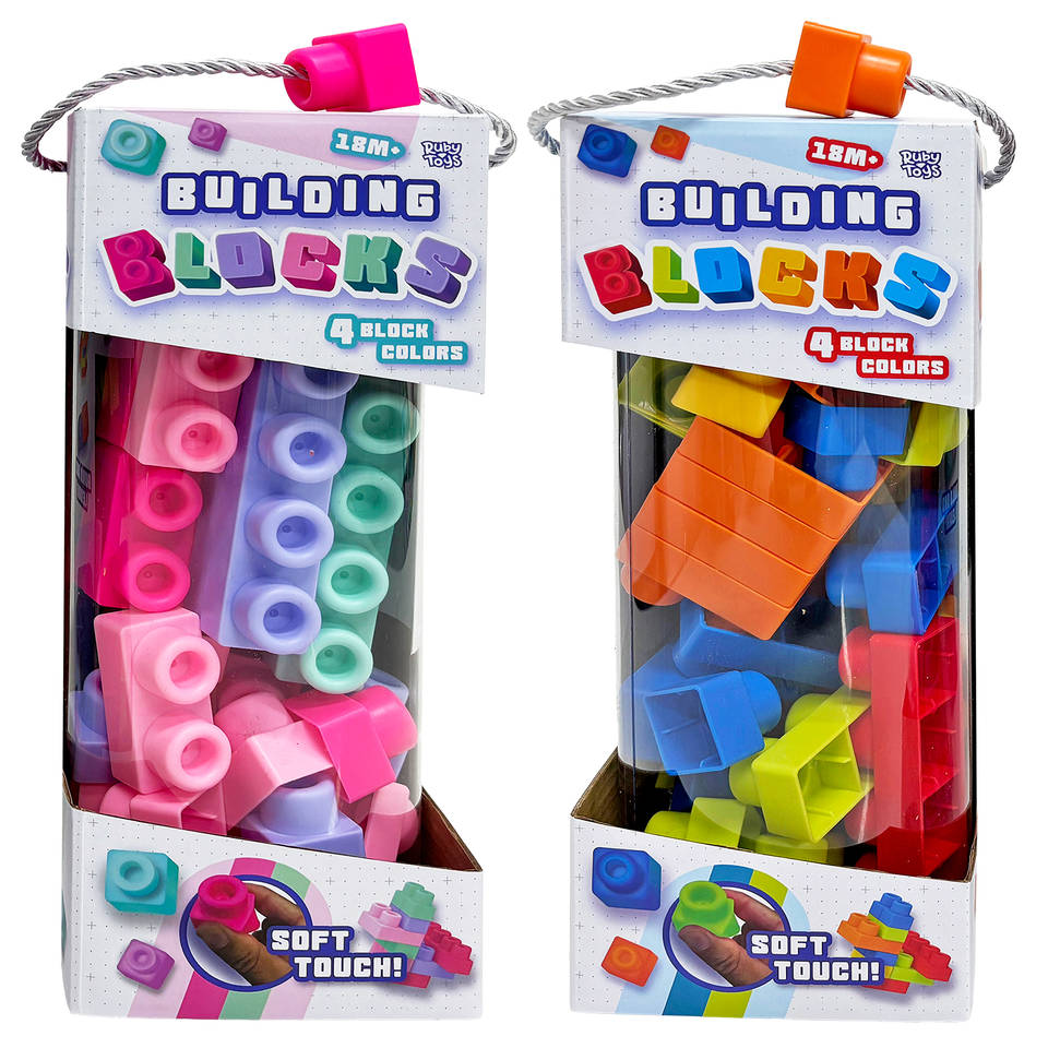 Zachte bouwblokken set