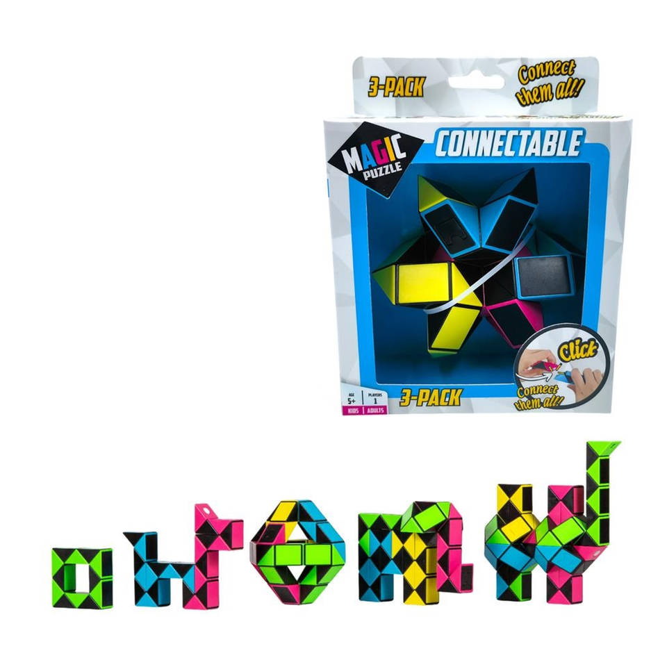 Magic Puzzle Connectable 3 pack Main Image