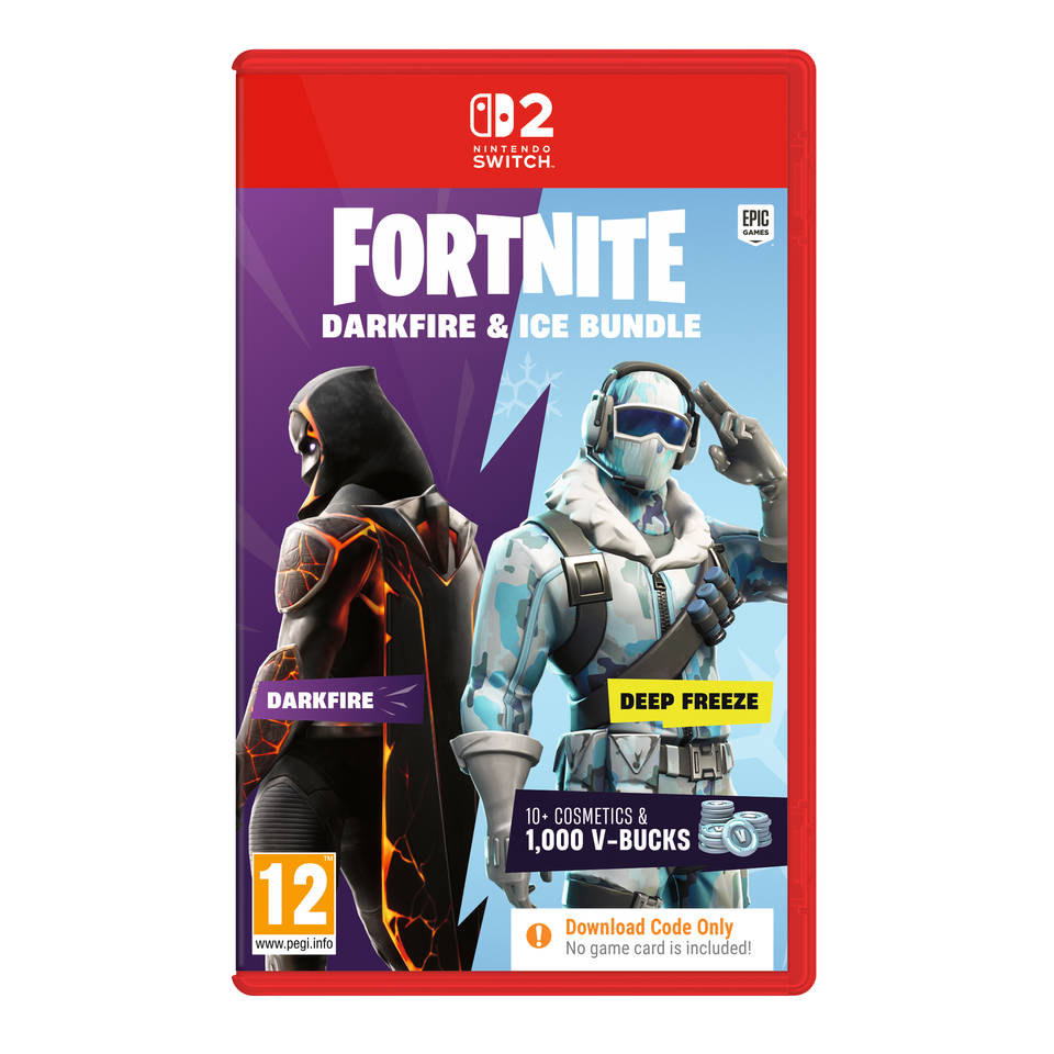 Fortnite Darkfire & Ice Bundle - code in a box Nintendo Switch 2