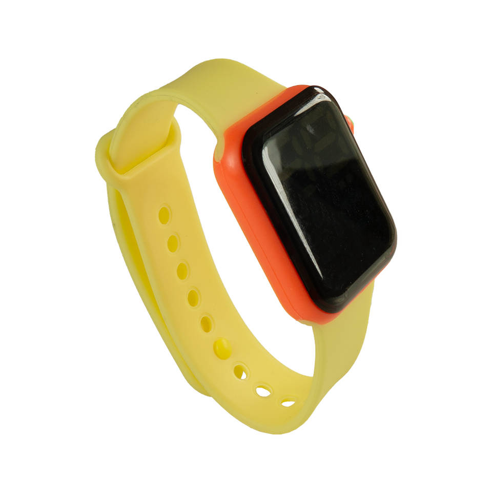 Jollity Works LED kinderhorloge - geel/oranje