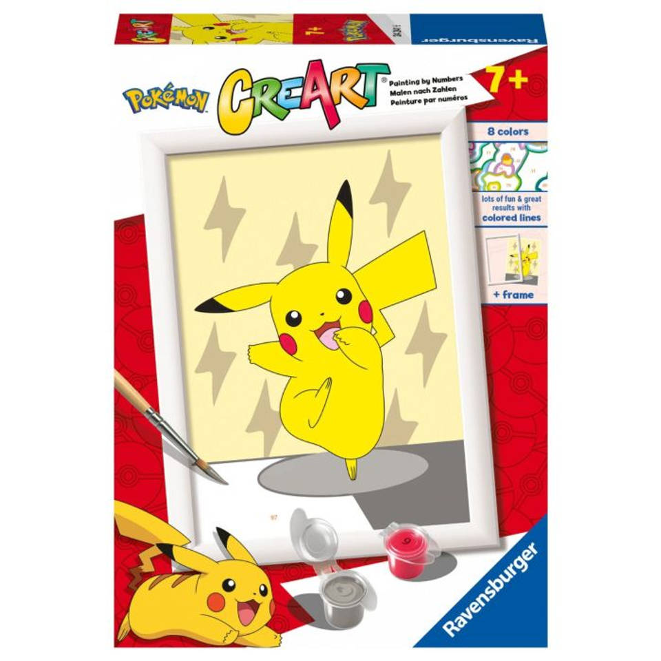 CreArt Schilderen op nummer Pokémon Pikachu Pose