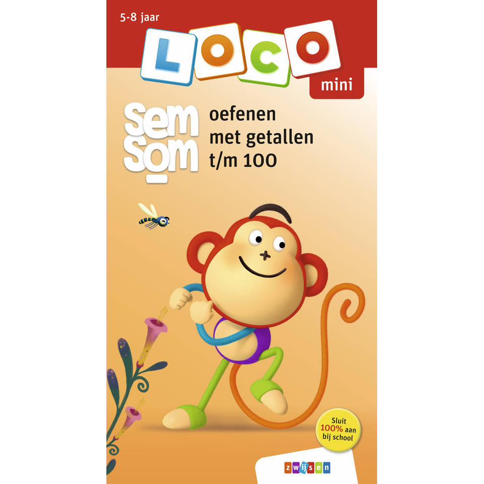 Loco Mini oefenboekje Semsom oefenen met getallen t/m 100