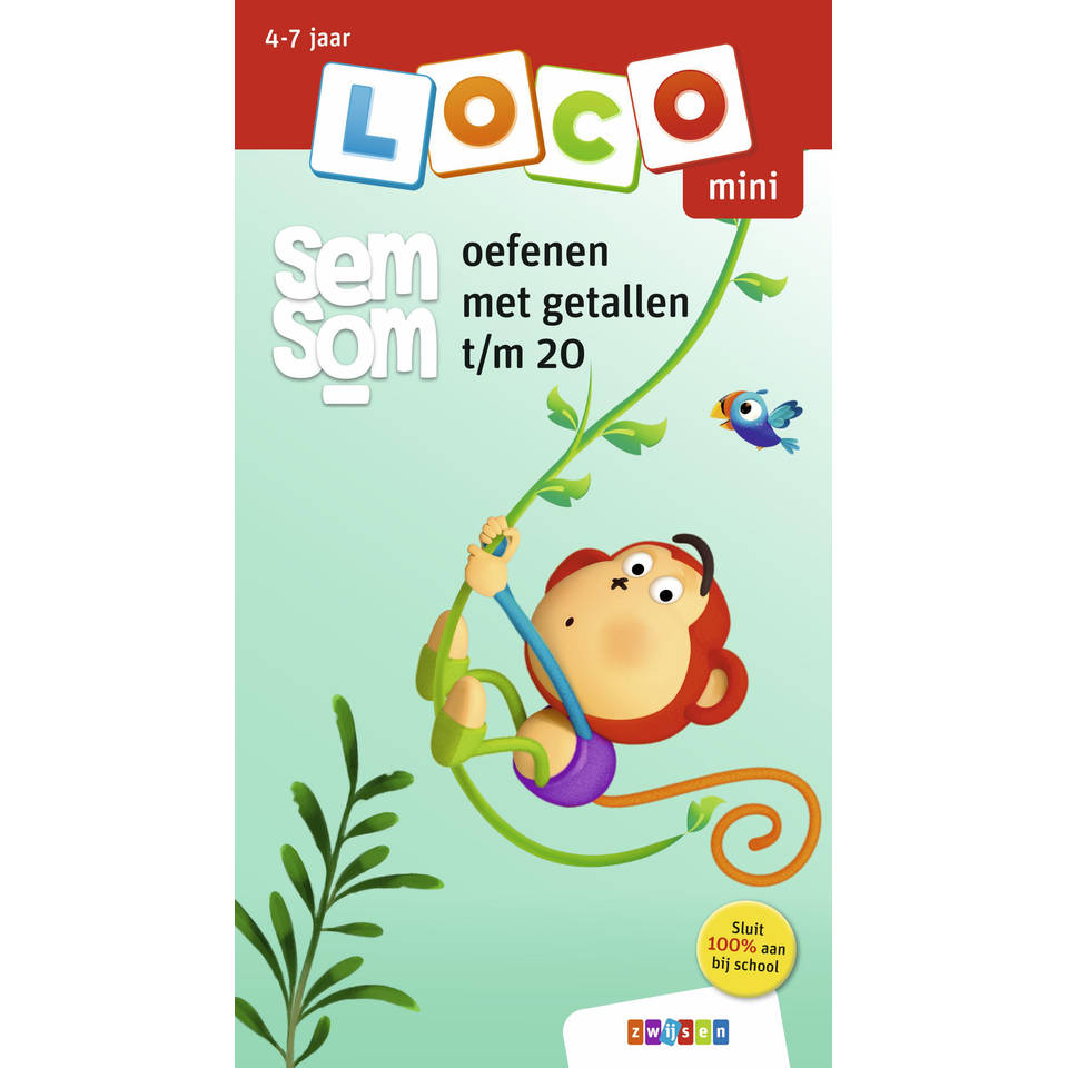 Loco Mini oefenboekje Semson oefenen met getallen t/m 20 Main Image