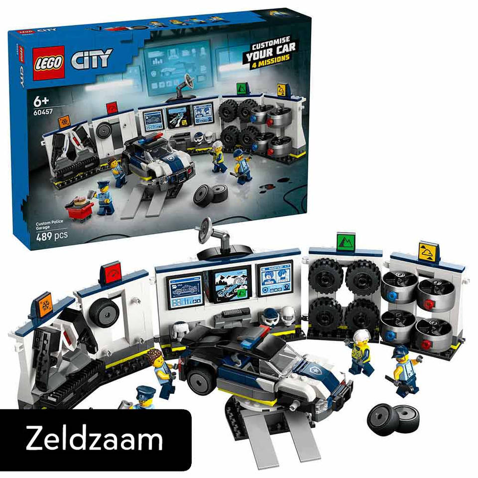 LEGO City garage voor politieauto's 60457