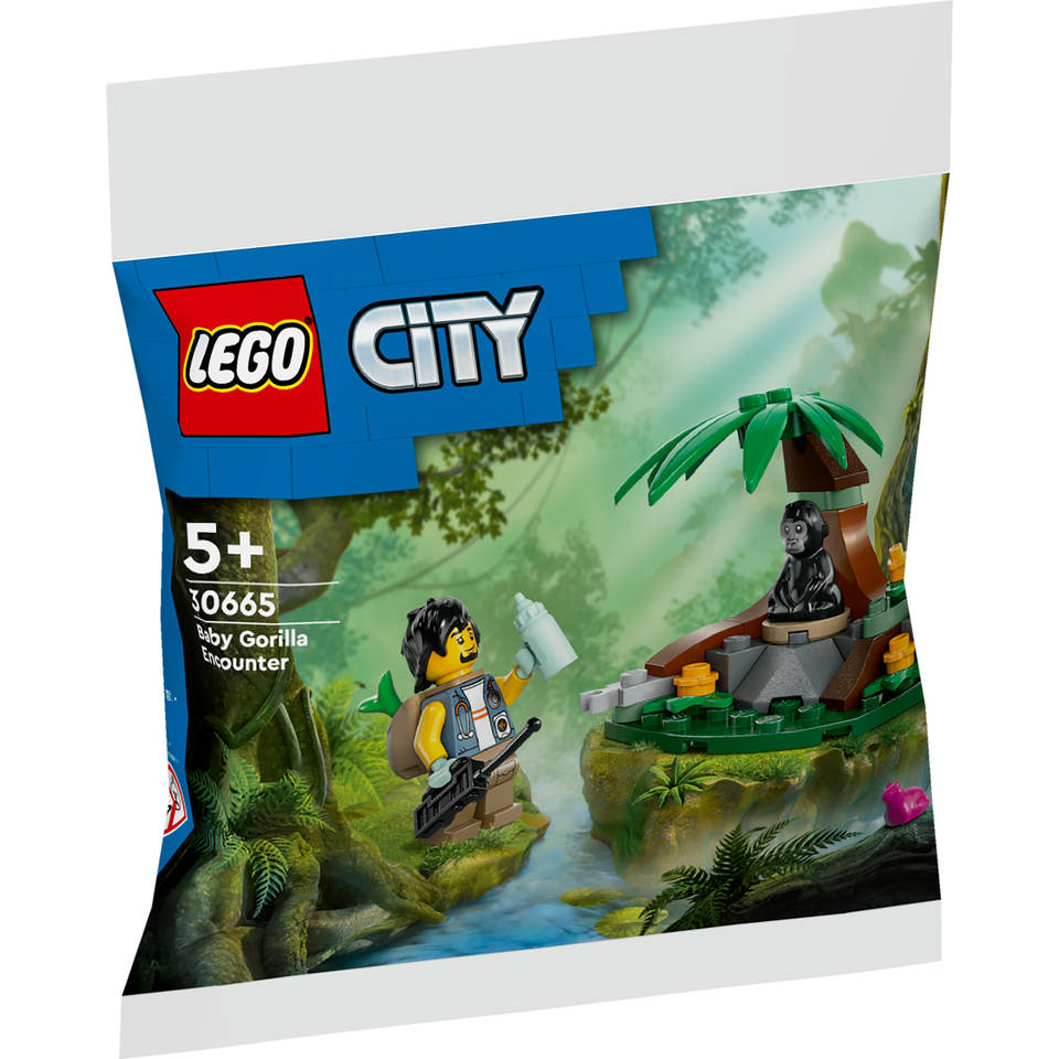 LEGO City ontmoeting met babygorilla 30665 Main Image