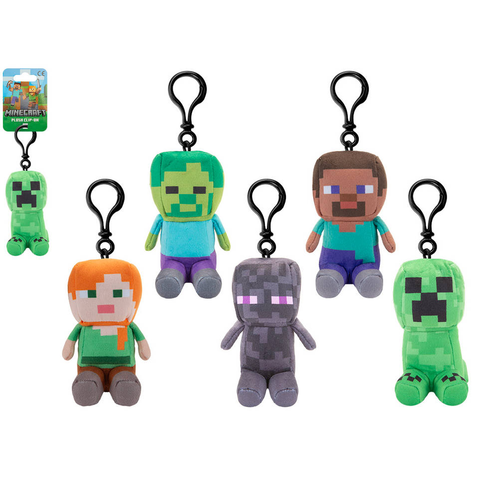 Minecraft sleutelhanger - 13 cm