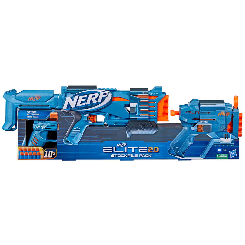 NERF Elite 2.0 Stockpile Pack blasters