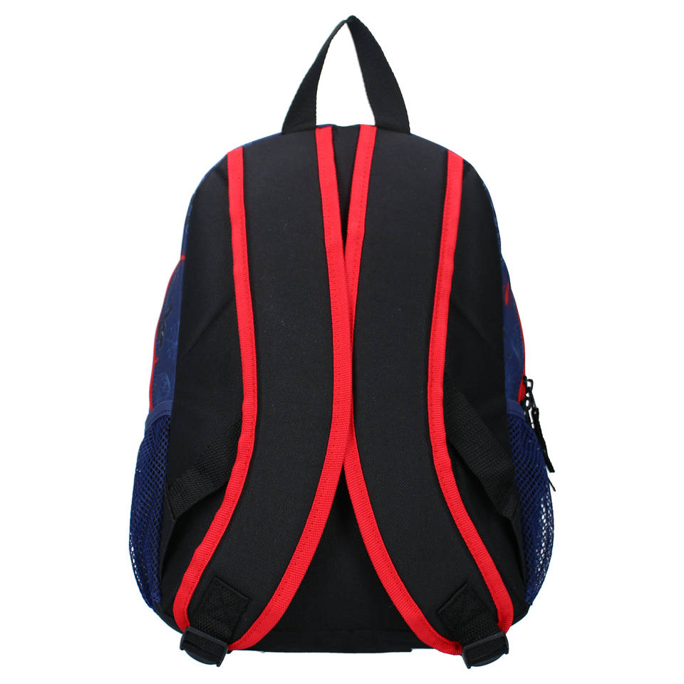 Vadobag Zaino Spider-Man Fight Against Wrong - 29x23x10 Cm - 4 Scomparti - Blu Per Bambini E Ragazzi