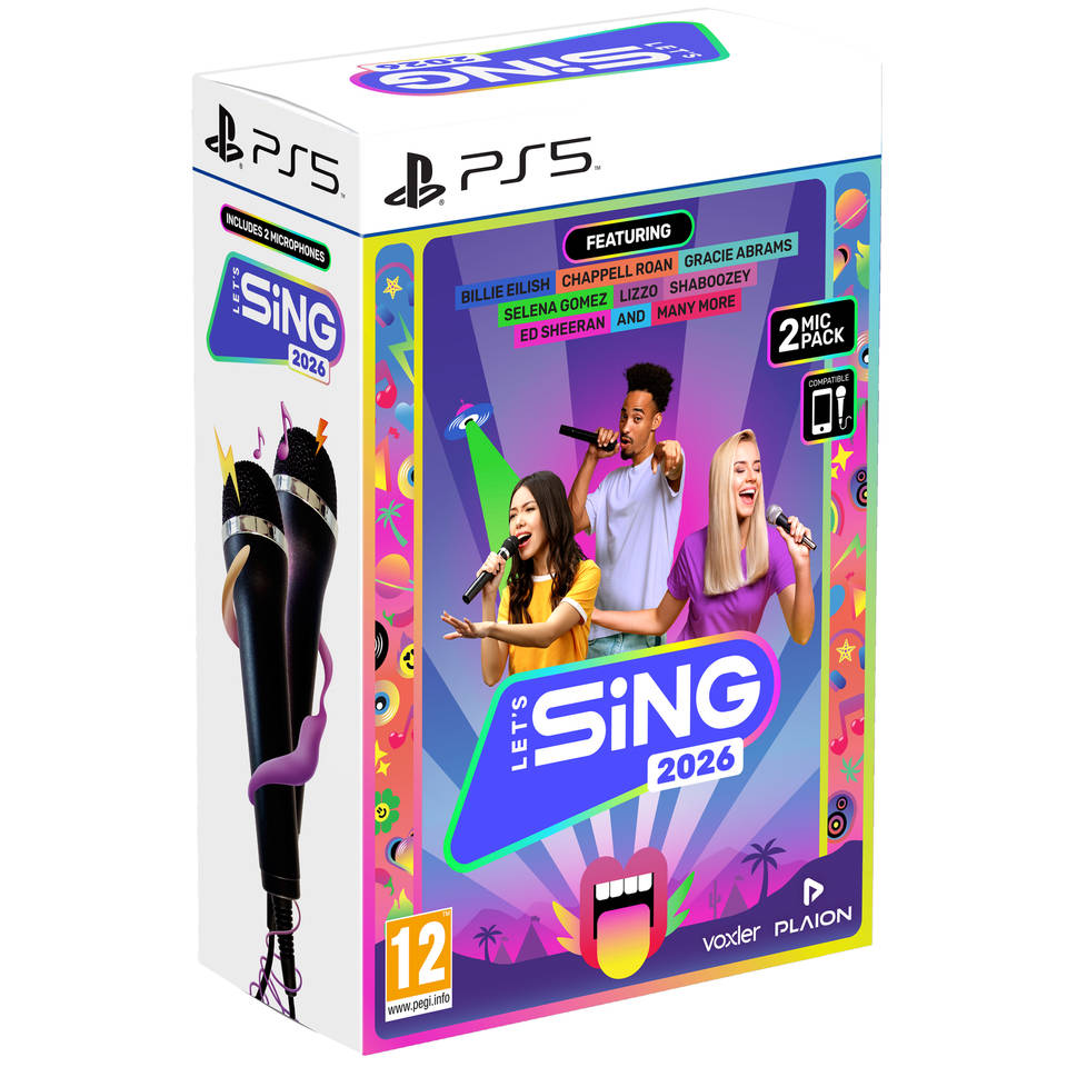 Let's Sing 2026 + 2 microfoons PS5