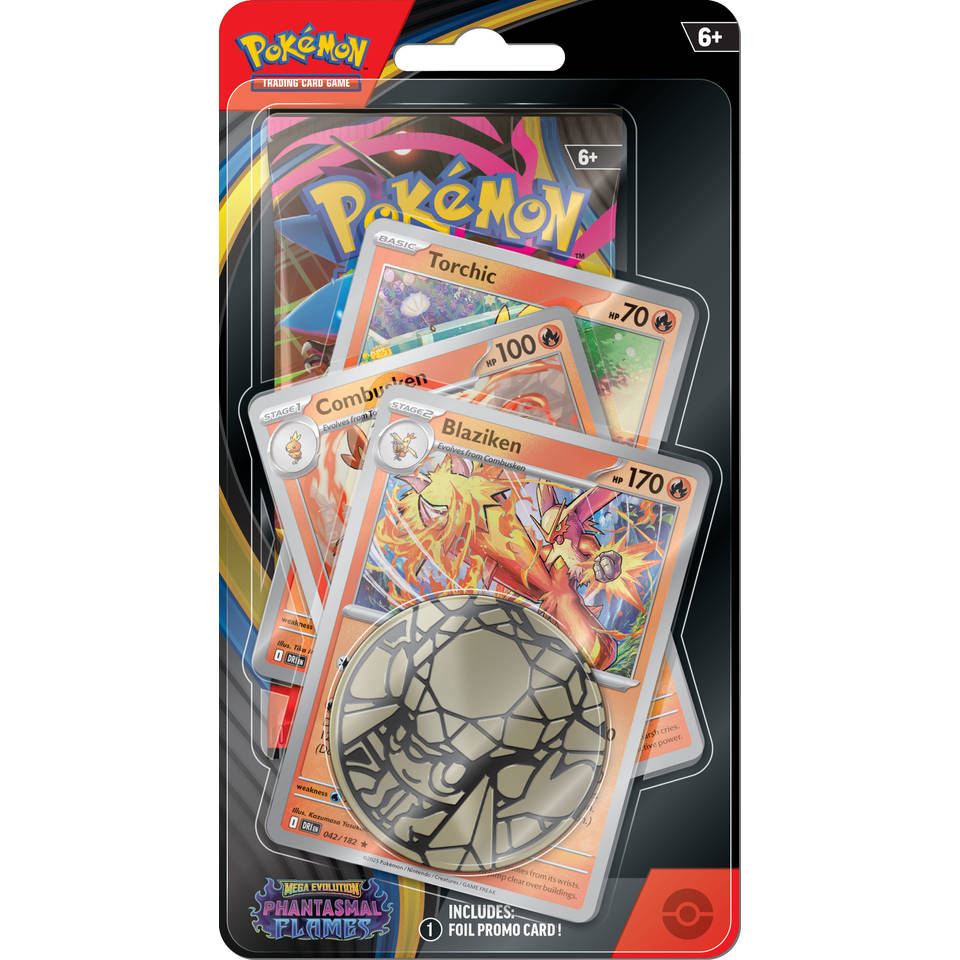 Pokémon TCG Mega Evolution Phantasmal Flames premium checklane blister