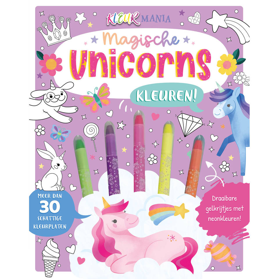 Kleurmania Unicorns kleurboek