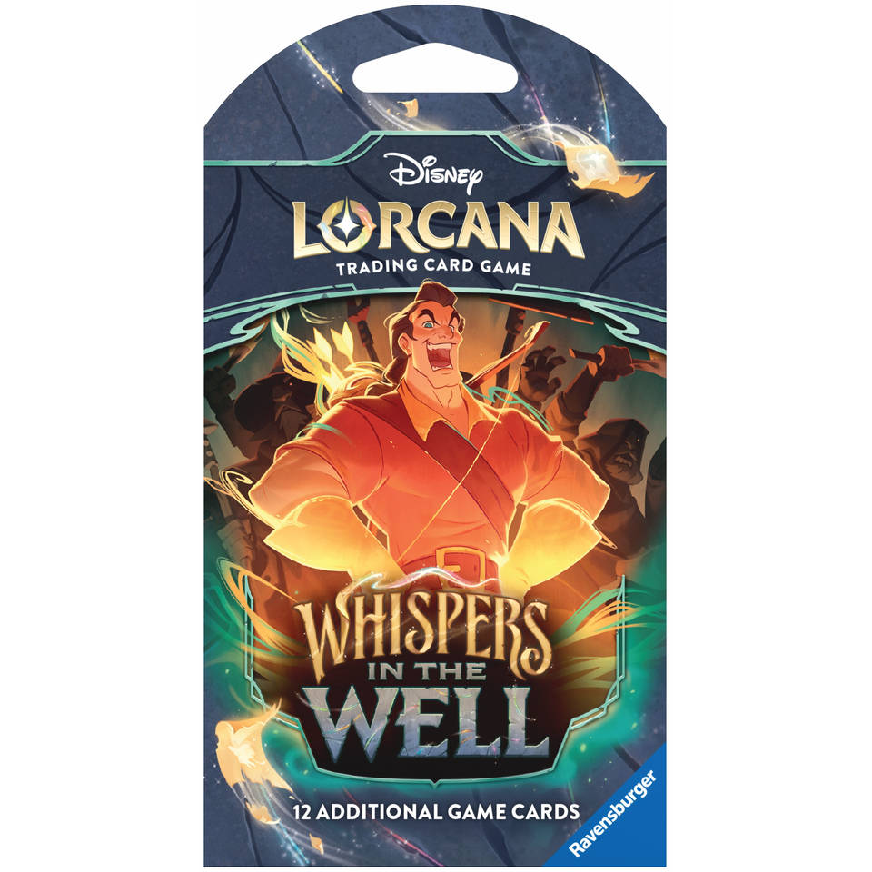 Disney Lorcana TCG Whispers in the Well sleeved booster Main Image