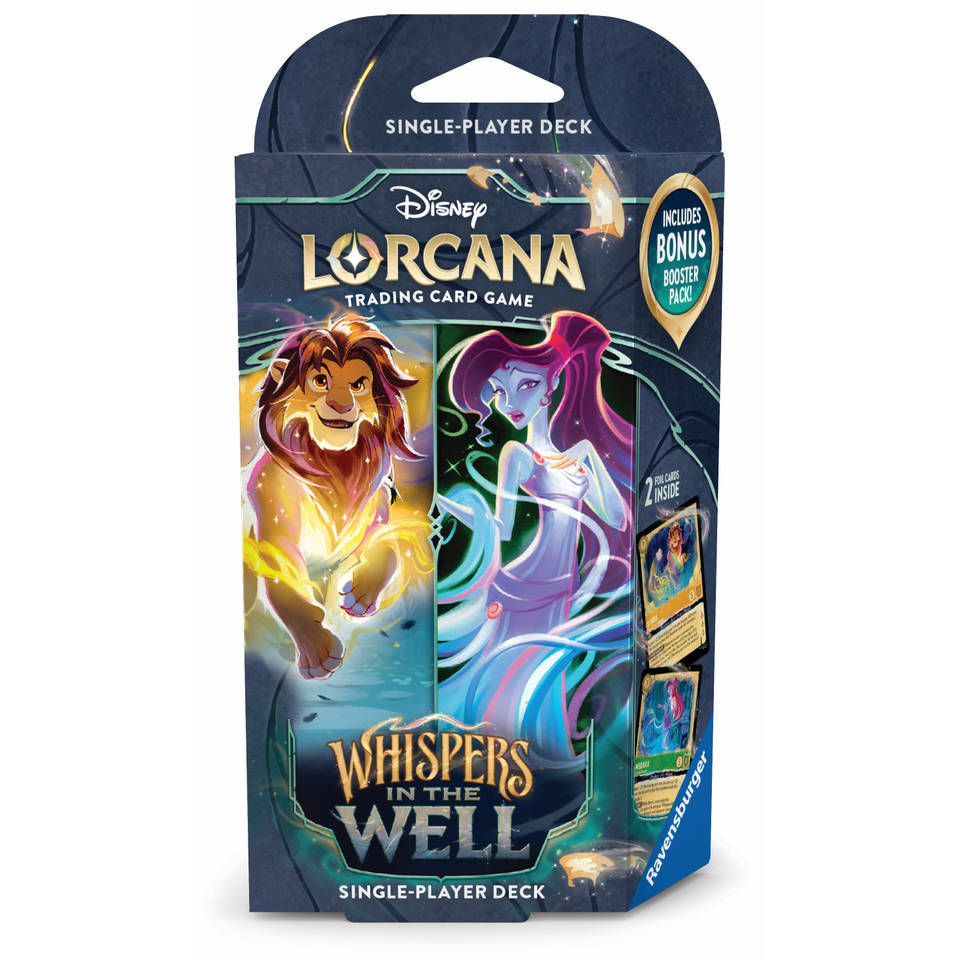 Disney Lorcana TCG Whispers in the Well starter deck Simba & Meg