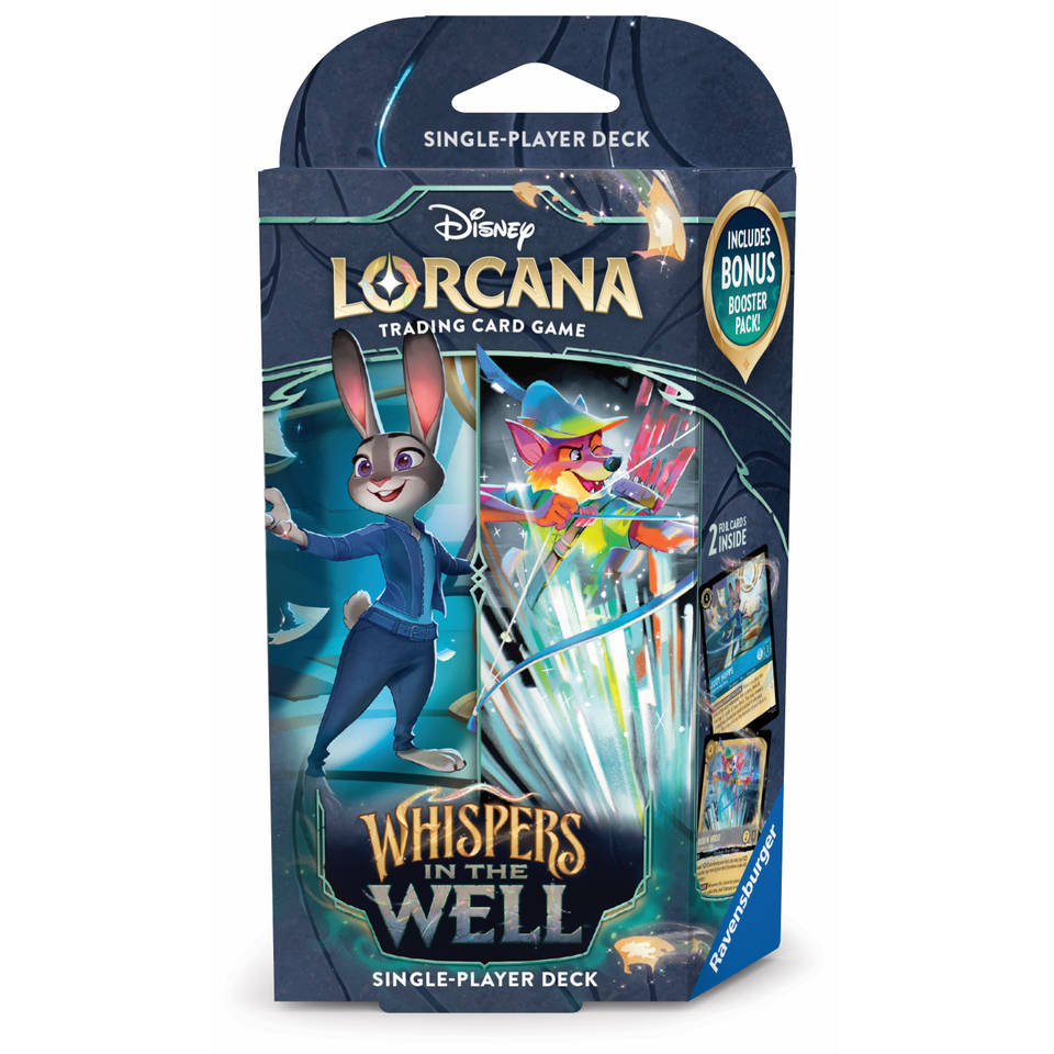 Disney Lorcana TCG Whispers in the Well starter deck Judy Hopps & Robin Hood