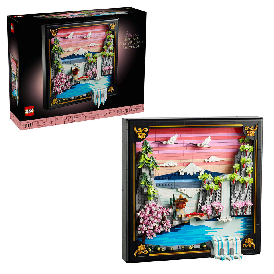 LEGO Art landschap met Japanse kersenbloesems 31218